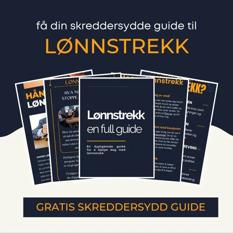 Gratis skreddersydd guide til Lønnstrekk Gratis skreddersydd guide til Lønnstrekk